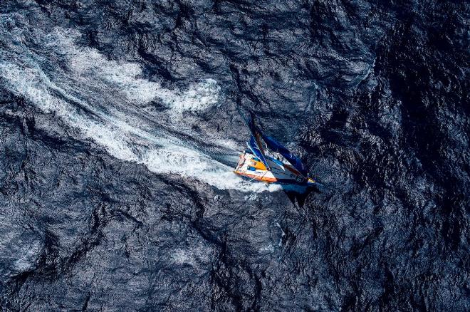 Vendée Globe – Jean Pierre Dick (St Michel-Virbac) sailing through Bass Strait © Rob Burnett / St-Michel Virbac / Vendee Globe